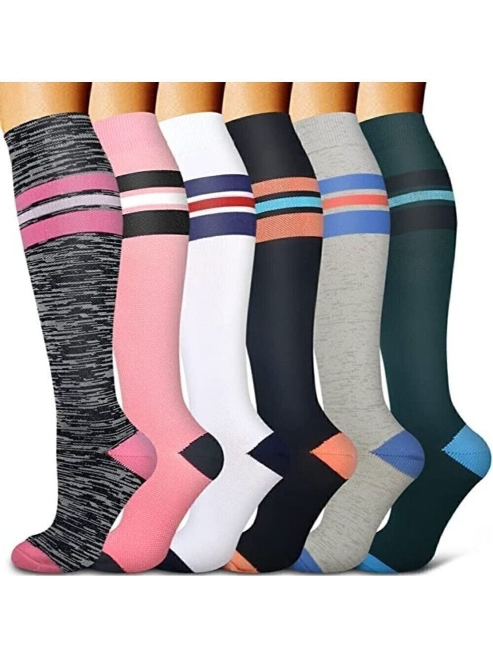 🆕🧦 Copper Infused Luxury Knee High Compression Socks Warm Long Stockings NWT🧦